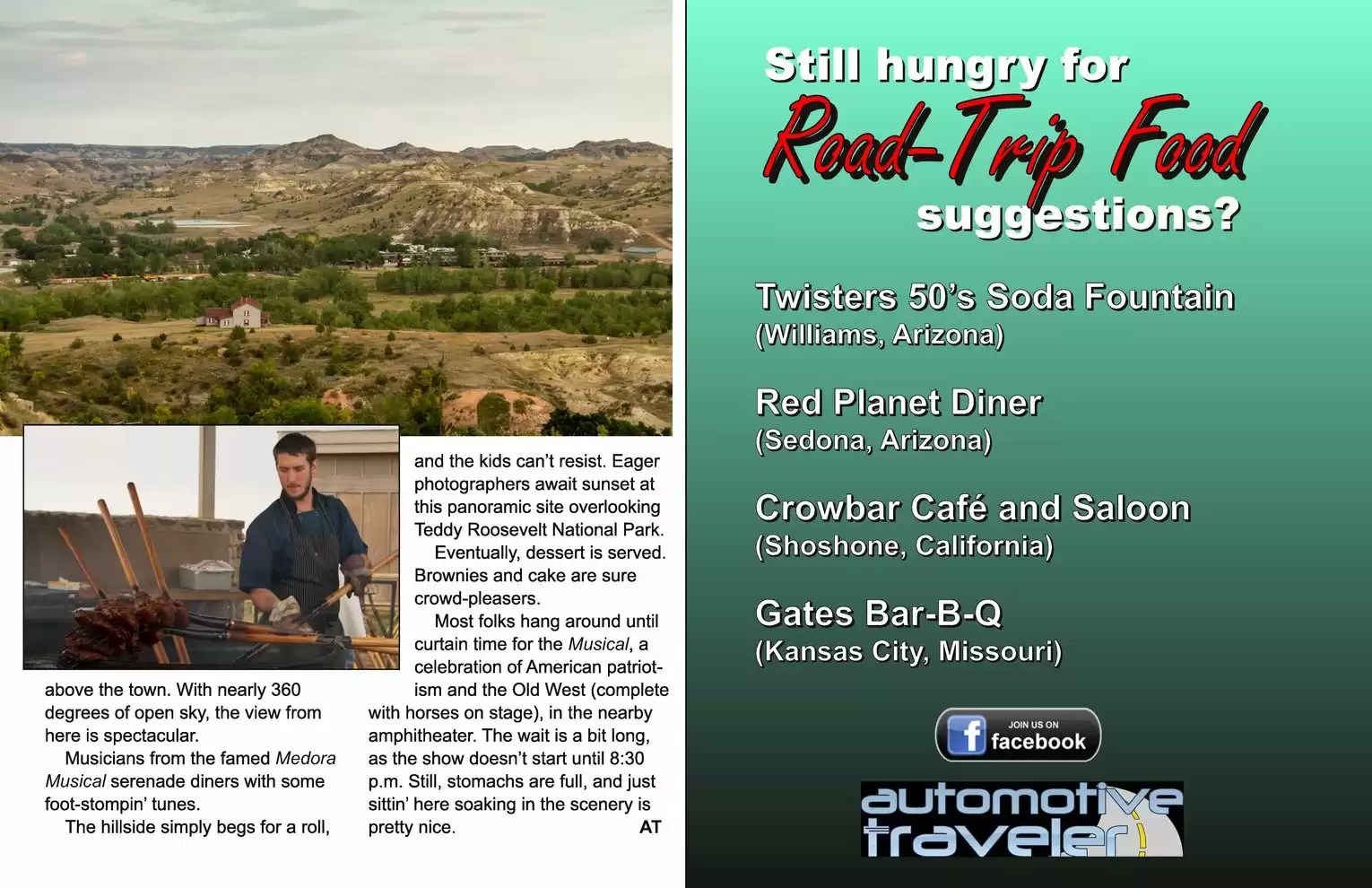 Automotive Traveler Magazine: 2013 06 Pitchfork Fondue Page 2