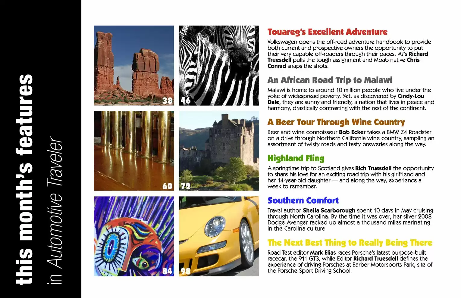 Automotive Traveler Magazine: Vol 1 Iss 3 Page 4