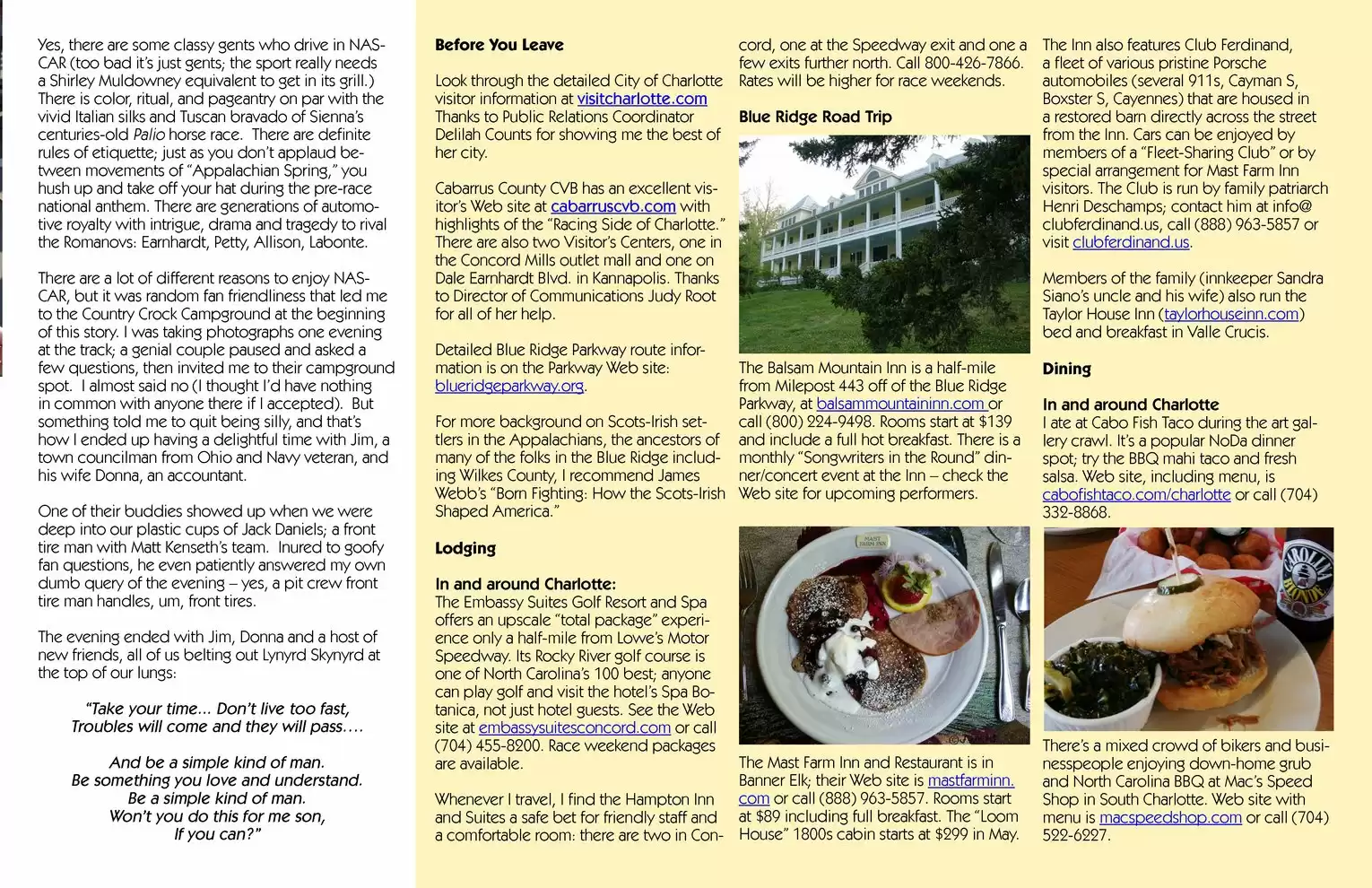 Automotive Traveler Magazine: Vol 1 Iss 3 Page 96