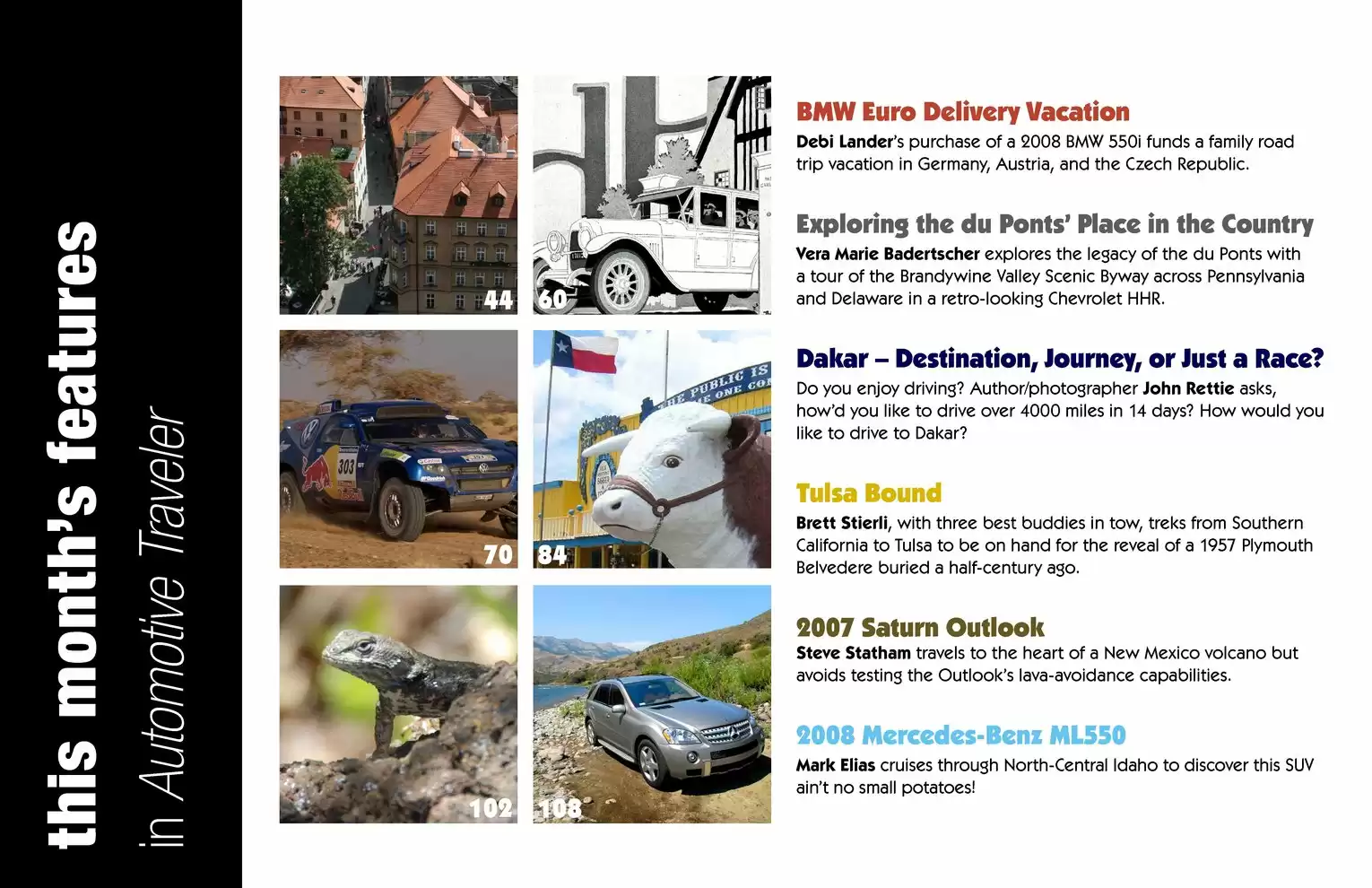 Automotive Traveler Magazine: Vol 1 Iss 4 Page 4
