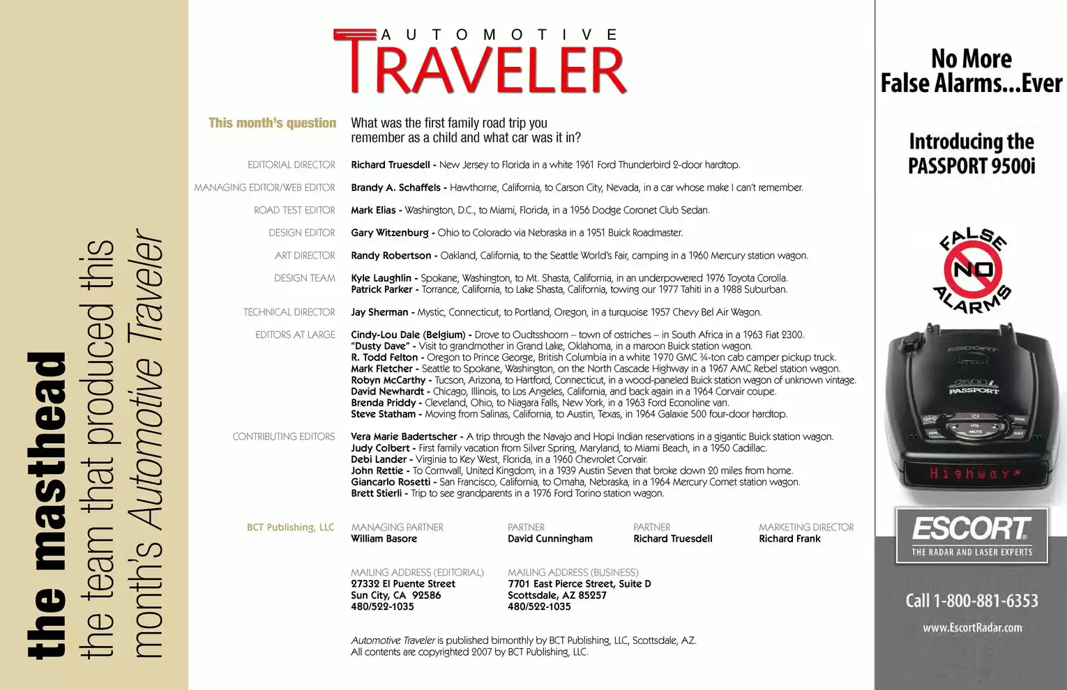 Automotive Traveler Magazine: Vol 1 Iss 4 Page 6