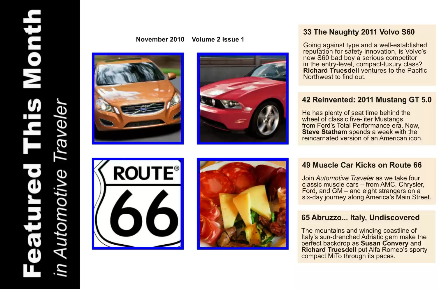 Automotive Traveler Magazine: Vol 2 Iss 1 Page 3