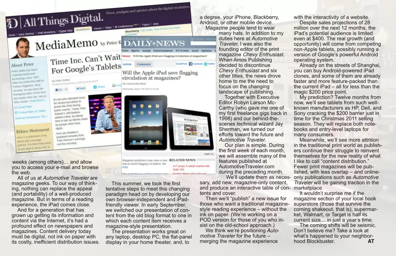 Automotive Traveler Magazine: Vol 2 Iss 1 Page 7