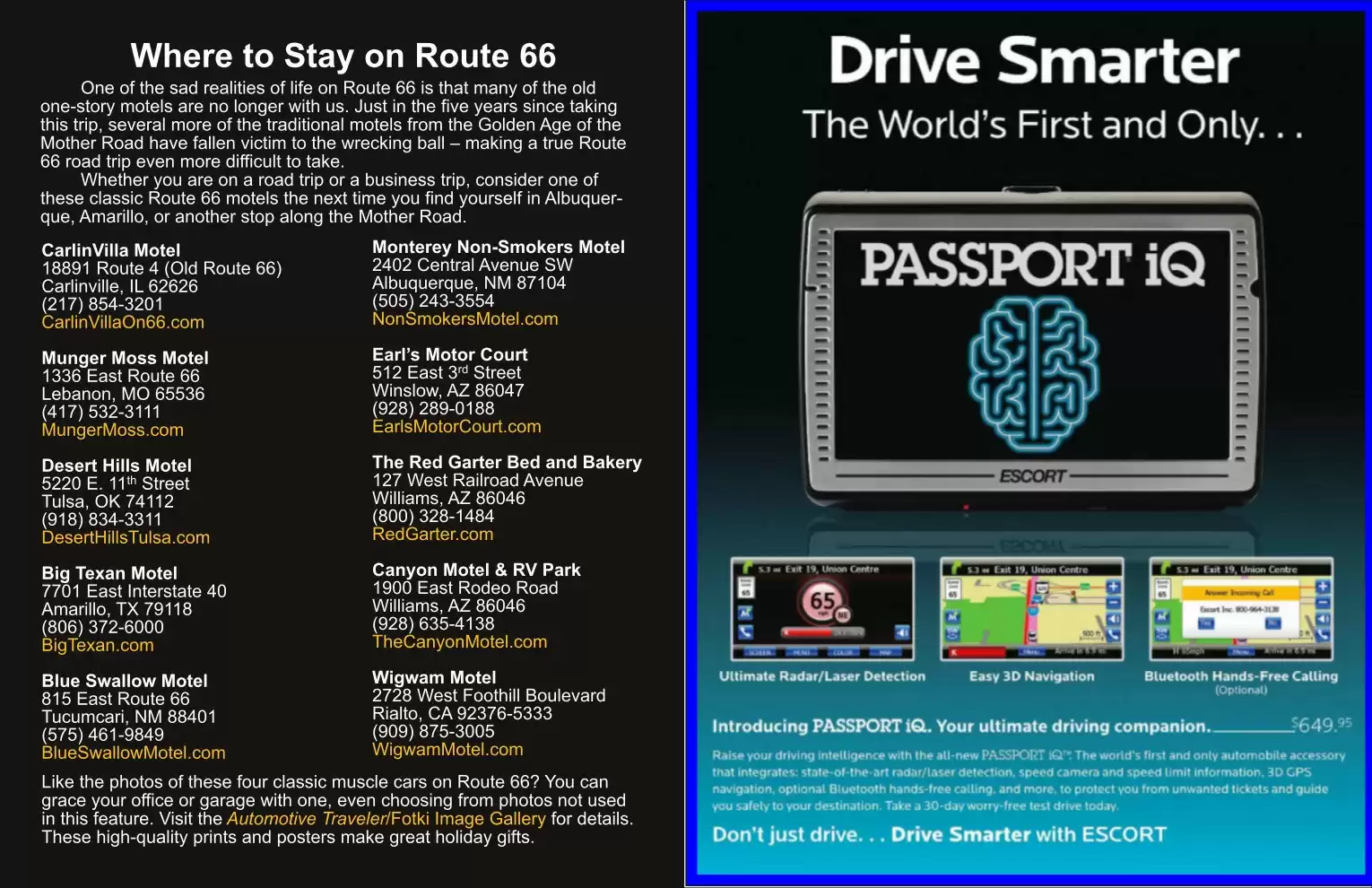 Automotive Traveler Magazine: Vol 2 Iss 1 Page 64