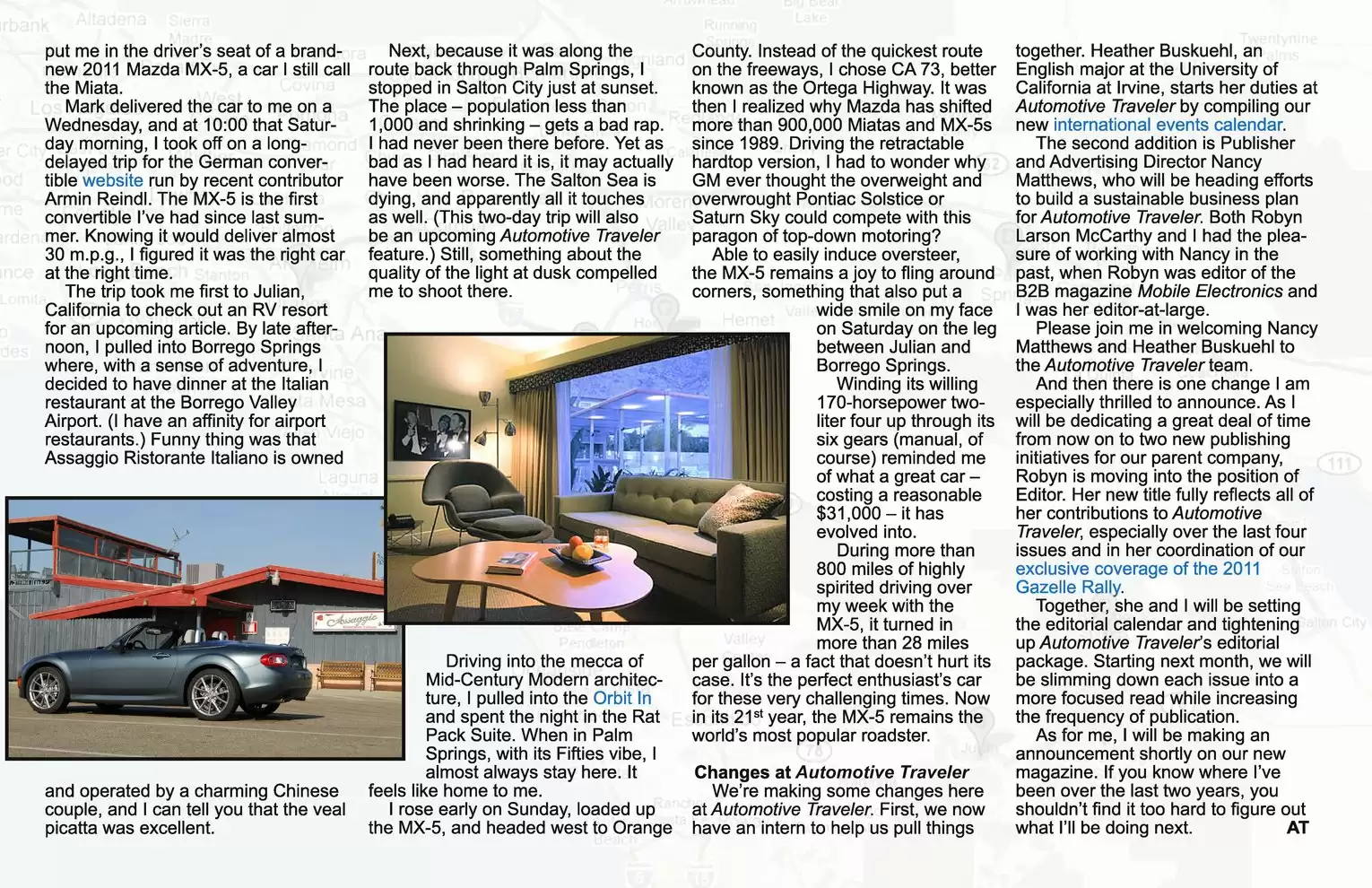 Automotive Traveler Magazine: Vol 3 Iss 2 Page 7
